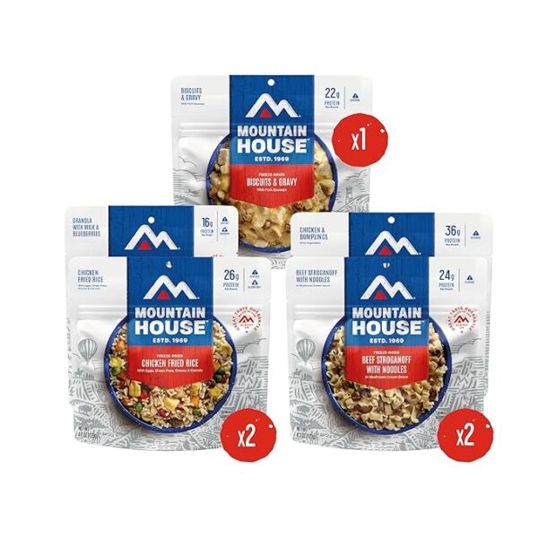 Mountain House 3-Day Emergency Food Supply | Freeze Dried Survival & Emergency Food | 18 Servings - Image 3