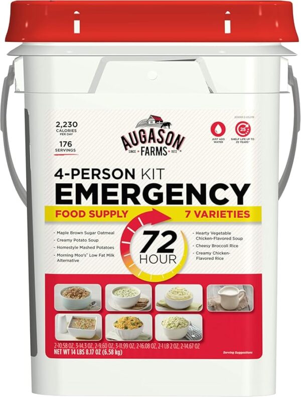 Augason Farms 72-Hour 4-Person Emergency Food Storage Kit 14 lbs 7 oz - Image 2