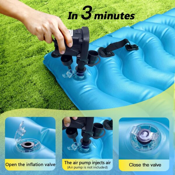 2025 Upgrade Giant Inflatable Floating Mat-Pool Float Lake Floats for Adults with Pool Hammock Pool Mats for Floating Swimming Pool Beach Lake for Summer Water Party - Image 4