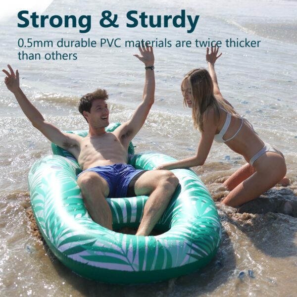 Inflatable Pool Floats Pool Lounger Float - Image 3