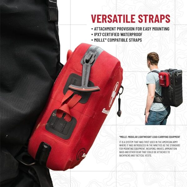 Surviveware Waterproof Premium Survival First Aid Kit - Survival Emergency Preparedness for Travel Camping Gear, Survival Kit and Outdoor Emergencies - HSA & FSA Eligible Survival Kit - Image 6