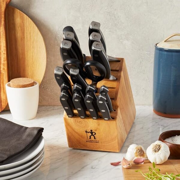HENCKELS Forged Premio 18-Piece Knife Block Set - Image 3