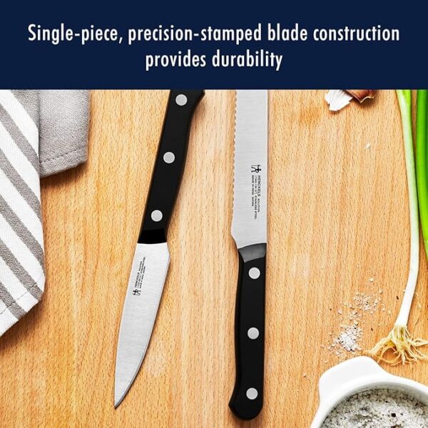 HENCKELS Solution Razor-Sharp 16-pc Self Sharpening Knife Block Set, Chef Knife, Bread Knife, Steak Knife, German Engineered Informed by 100+ Years of Mastery - Image 6