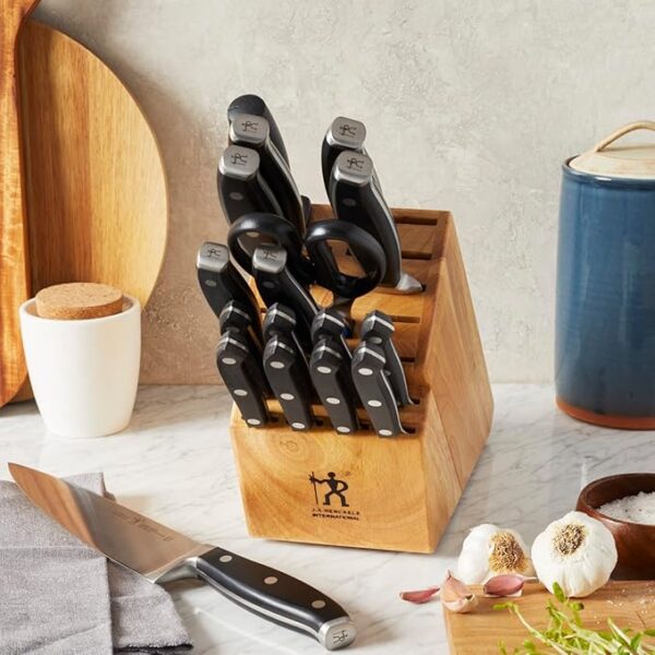 HENCKELS Forged Premio 18-Piece Knife Block Set - Image 4