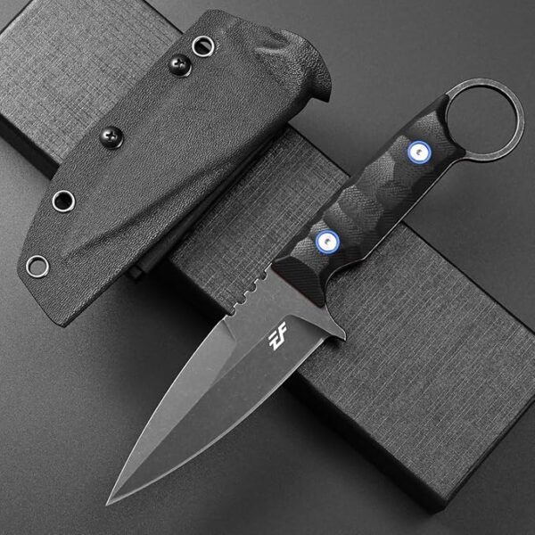 Eafengrow EF152 Fixed Blade Knife K110 Steel Blade G10 Handle Full Tang EDC Tool Knife for Outdoor Working Camping Hiking - Image 3