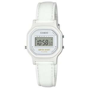 Casio Women's 'Vintage' Quartz Resin Casual Watch, Color:White