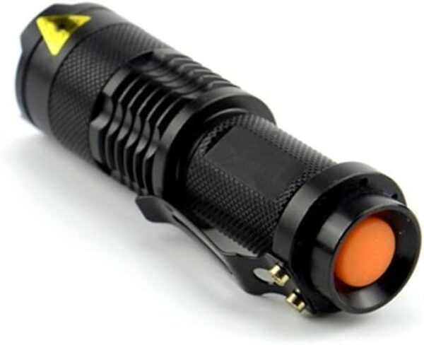 Red LED Flashlight High Lumens, Ultra Bright Red Flashlight Red Light Torch, Zoomable Waterproof Flash Light for Outdoors Astronomy Aviation Night Observation Emergency (2) - Image 11