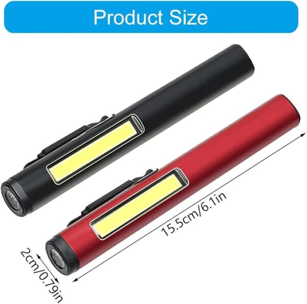 Portable Pocket Pen Clip Light Working Torches for Outdoors Work Emergencies - Image 4