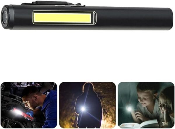 Portable Pocket Pen Clip Light Working Torches for Outdoors Work Emergencies - Image 3