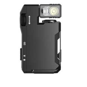 G5 EDC Flashlight, 400 Lumens Super Bright Rechargeable Mini Torch with 3 Modes, Magnetic Base, Pocket-Sized Design for Outdoor, Emergency & Daily Carry(Black)