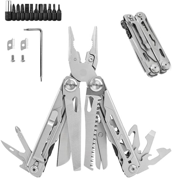28-in-1 Multi-Tool Pliers â The Ultimate Survival & Repair Companion for Camping, Hiking & Everyday Tasks! - Image 2