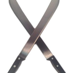 Set of 2 - Heavy Duty Machetes, 18" inch, Survival Knives for Home and Outdoors