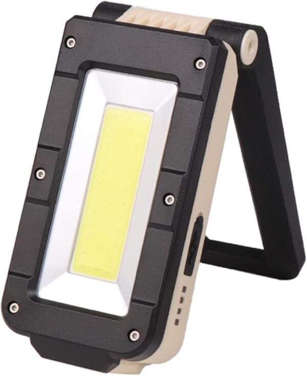 LED Work Light Outdoor Emergency Light with Rotatable Hook and Magnet USB Rechargeable Handheld Torch Flashlight for Yard Garage Fishing Hiking - Image 2