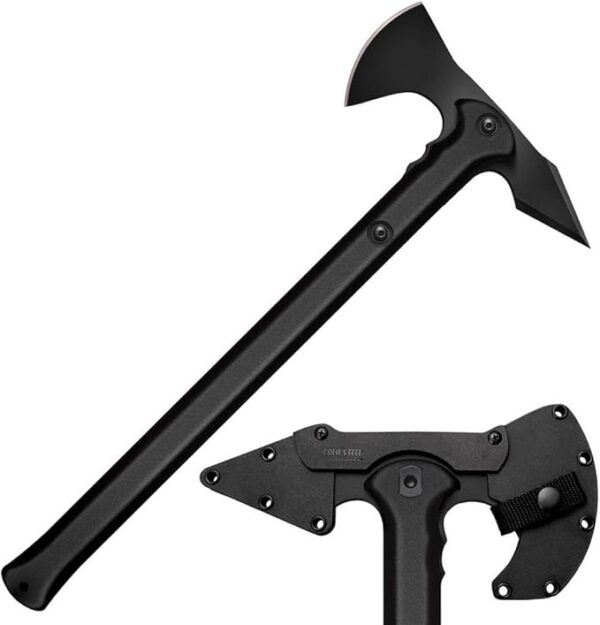 Cold Steel Drop Forged Tomahawk Survival Hatchet - Great for Camping, Survival, Outdoors and Chopping Wood, Trench Hawk - Black, One Size - Image 4