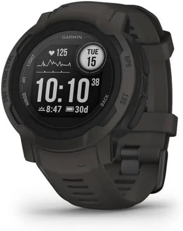 Garmin 010-02626-10 Instinct 2, Rugged Outdoor Watch with GPS, Built for All Elements, Multi-GNSS Support, Tracback Routing and More, graphite - Image 3