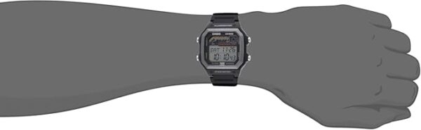 Casio WS1600H Series | Menâs Watch | Sports Design | Stopwatch | Countdown Timer | LED Light with Afterglow | 100M WR | Daily Alarm | Auto Calendar | World Time | 10 Year Battery - Image 6