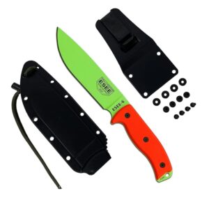 ESEE Knives 6P Fixed Blade Knife w/Molded Polymer Sheath
