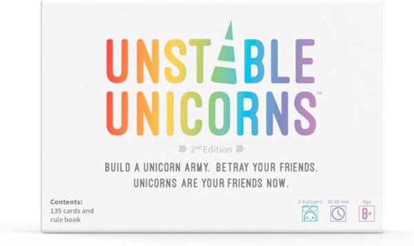 Unstable Unicorns Base Game - Competitive Award-Winning Card Game For Kids, Teens, Adults - 2-8 Players, Easy, Quick - Image 3
