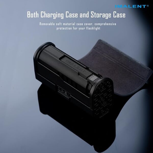 IMALENT LD70 Upgrated Small Flashlight 4000 Lumens EDC Lights with Charging Box, Powered by Rechargeable Built-in Battery for Outdoors, Emergency, Work (Brown) - Image 5