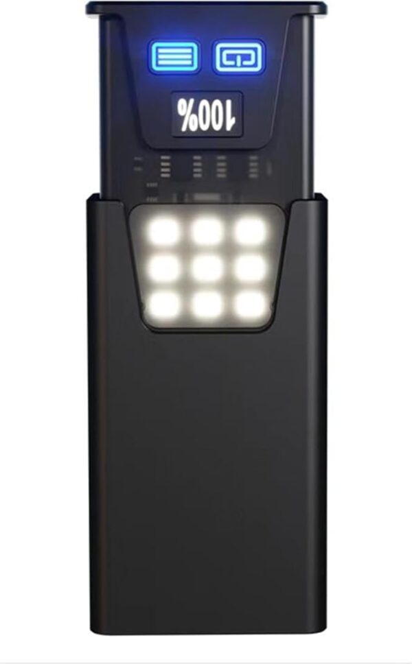 Rechargeable EDC Flashlight 1000 Lumensï¼ LED Mini Flat Flash light with Magnetic Baseï¼USB-C Charging Pocket Flashlight,Multi-Mode Side Light,IPX6 Waterproof for Home, Camping and Emergencies(Black) - Image 2