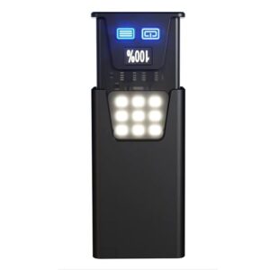Rechargeable EDC Flashlight 1000 Lumensï¼ LED Mini Flat Flash light with Magnetic Baseï¼USB-C Charging Pocket Flashlight,Multi-Mode Side Light,IPX6 Waterproof for Home, Camping and Emergencies(Black)