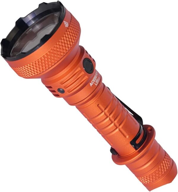 ACEBEAM L35 Tactical Flashlight, 5000 High Lumens Rechargeable Flashlight, 711 Yards Long Range Throw Led Flashlight, Super Compact Dual-Switches Flash Light for Emergency, Searching - Image 4