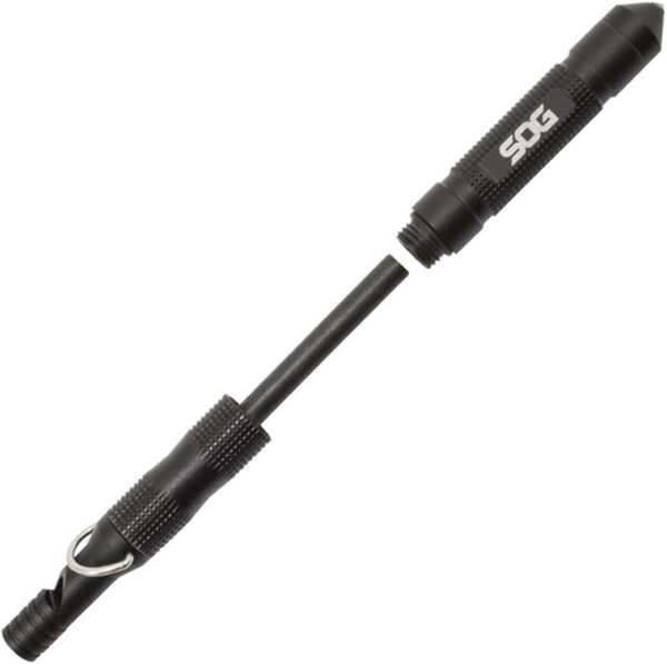 SOG Flint 4.3" Survival & Defense Portable Compact Tool for Outdoors and Emergencies | Includes Glass Breaker and Whistle - Image 5