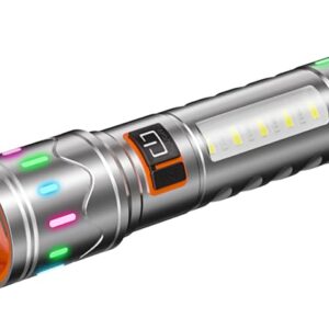Rechargeable Small LED Flashlight, high Lumen EDC Flashlight, Five Lighting Modes and Zoom, Suitable for Daily Carrying and Emergency use.