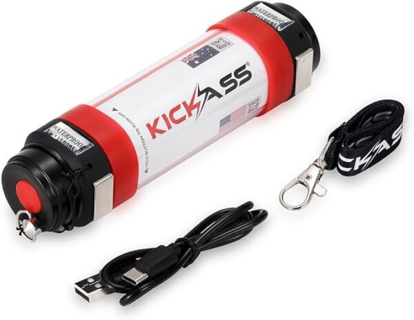 LED Flashlight - Use as Flashlight or Light Bar! Rechargeable Torch with 8 Light Modes, Magnetic Back, and Power Bank Function - Use in Emergencys, For Repairs, House Work, Auto Work, Camping. - Image 2