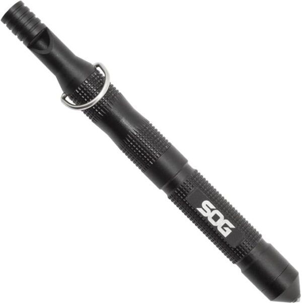 SOG Flint 4.3" Survival & Defense Portable Compact Tool for Outdoors and Emergencies | Includes Glass Breaker and Whistle - Image 2