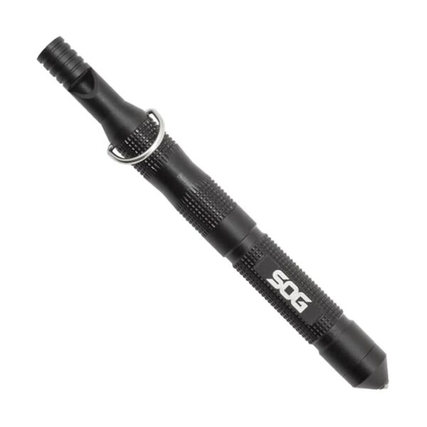 SOG Flint 4.3" Survival & Defense Portable Compact Tool for Outdoors and Emergencies | Includes Glass Breaker and Whistle