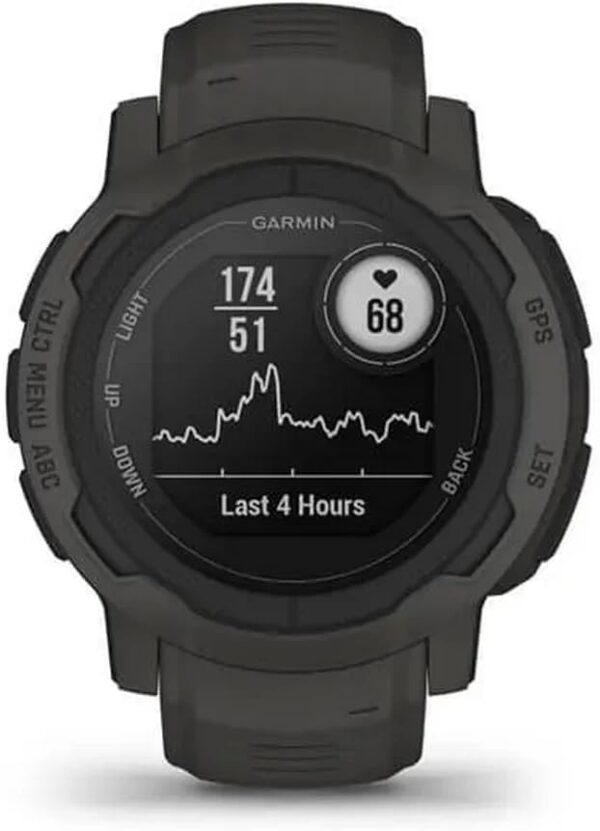 Garmin 010-02626-10 Instinct 2, Rugged Outdoor Watch with GPS, Built for All Elements, Multi-GNSS Support, Tracback Routing and More, graphite - Image 4