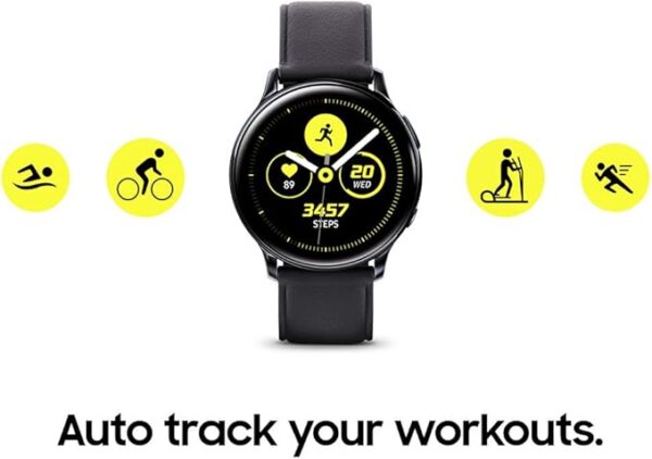 SAMSUNG Galaxy Watch Active 2 Smart Watch 44mm US Version GPS Bluetooth Advanced Health Monitoring Fitness Tracking Long-Lasting Battery, Aqua Black - Image 6