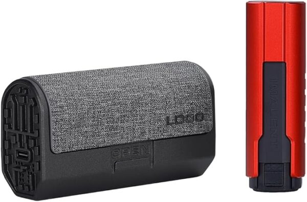 IMALENT LD70 Upgrated Small Flashlight 4000 Lumens EDC Lights with Charging Box, Powered by Rechargeable Built-in Battery for Outdoors, Emergency, Work (Red) - Image 2