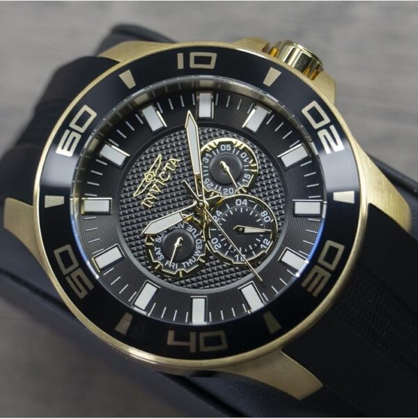 Invicta Mens Pro Diver Quartz Watch, Black, 28001 - Image 5