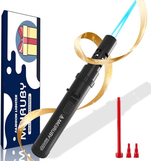 Torch Lighter Valentines Day Gifts for Her/Him, Women/Mens Valentines Gifts, Lightsaber Torch Flame Butane Lighter Birthday Gifts for Dad Father Husband Grandpa, Cool Gadgets for Men 2025 - Image 2