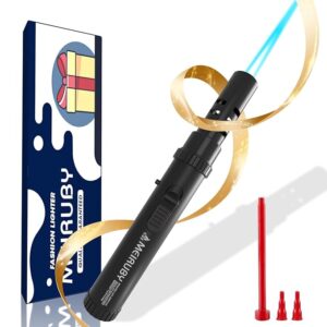 Torch Lighter Valentines Day Gifts for Her/Him, Women/Mens Valentines Gifts, Lightsaber Torch Flame Butane Lighter Birthday Gifts for Dad Father Husband Grandpa, Cool Gadgets for Men 2025