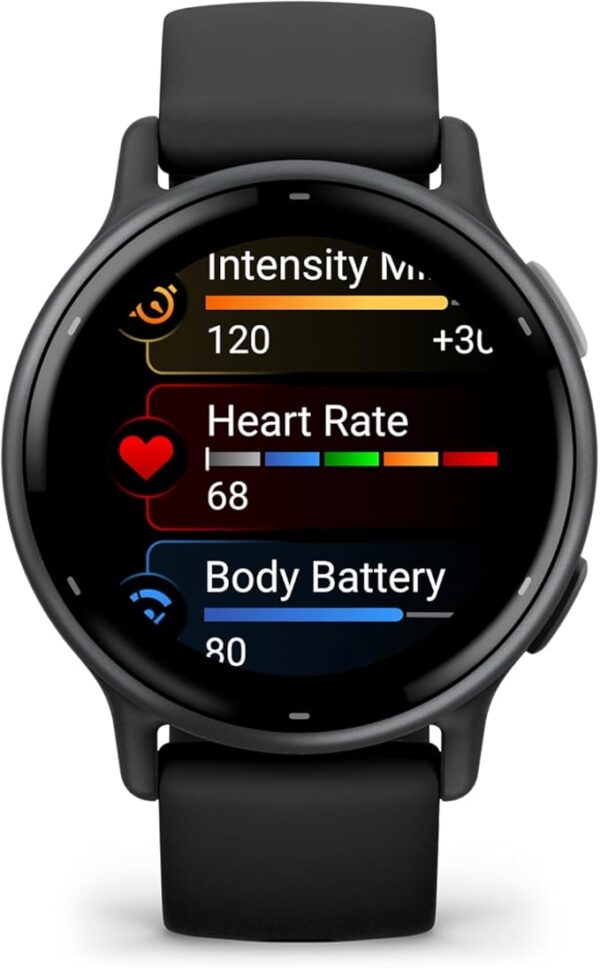 Garmin vÃ­voactive 5, Health and Fitness GPS Smartwatch, AMOLED Display, Up to 11 Days of Battery, Black - Image 3