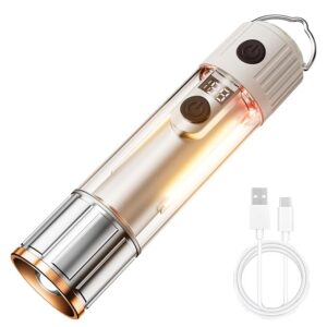 LED Camping Lantern Flashlight Rechargeable, Consciot Portable Torch with 6 Light Modes, IPX4 Waterproof,Camping Lights for Hurricane, Emergency, Survival Kits