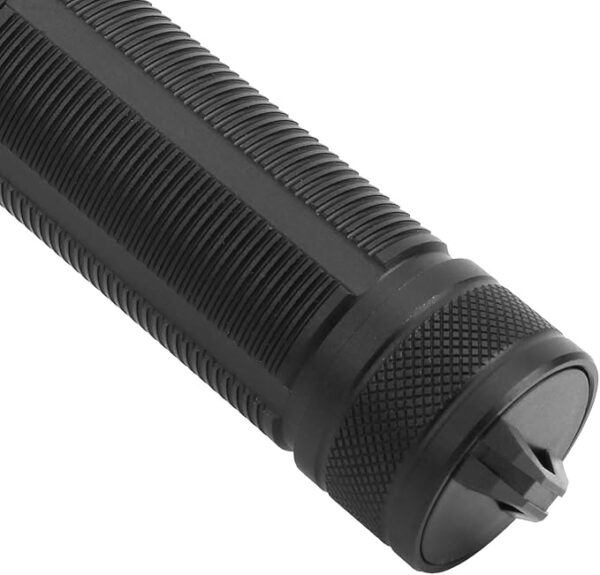 Pilipane Flashlight Zoom Electric Quantity Display USB Rechargeable Strong Brightness Torch P70 High Light Transmitting Convex Mirror for Outdoor Emergency Aluminum Alloy ABS 16.5x4cm 218g - Image 6
