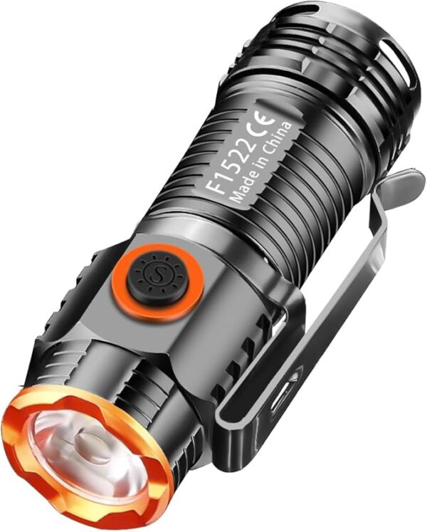 800 Lumen EDC Rechargeable Flashlight - Ultra Bright, Compact, Waterproof & Magnetic - Ideal for Camping, Hiking, Outdoor & Emergency Use - Image 2