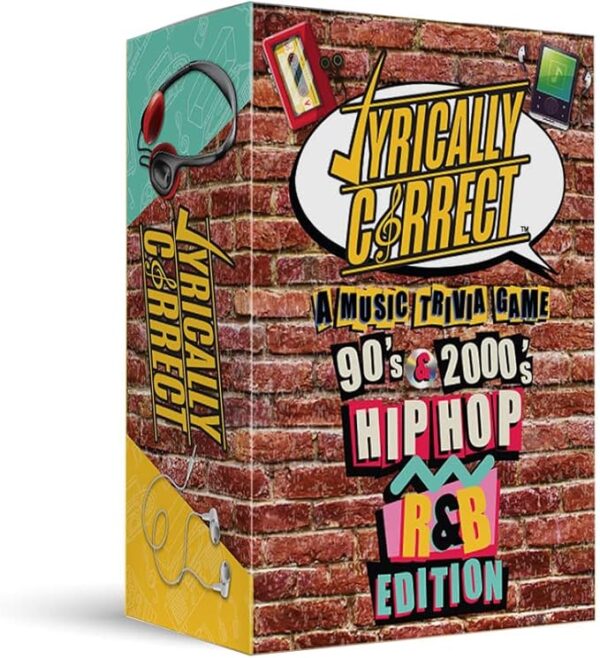 Lyrically Correct 90's and 2000's Hip Hop & R&B Music Trivia Card Game for Friends, Fun Party Game for Adults, Family Gatherings, Game Nights, and Finish The Lyrics Challenge - Image 2