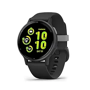 Garmin vÃ­voactive 5, Health and Fitness GPS Smartwatch, AMOLED Display, Up to 11 Days of Battery, Black