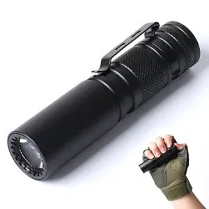 2000LM EDC Tactical Flashlight IP65 Waterproof With 6 Mode,Rechargeable High Lumens LED Pocket Flashlight,14Hr(2600mAh) Battery Life For Daily Home Use, Adventure, Tactical Outdoor, Emergency