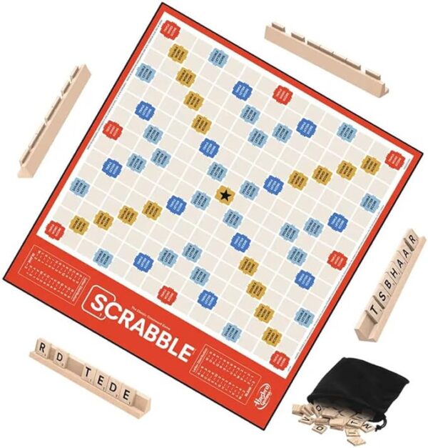 Scrabble Board Game, Classic Word Game for Kids Ages 8 and Up, Fun Family Game for 2-4 Players, The Classic Crossword Game - Image 5