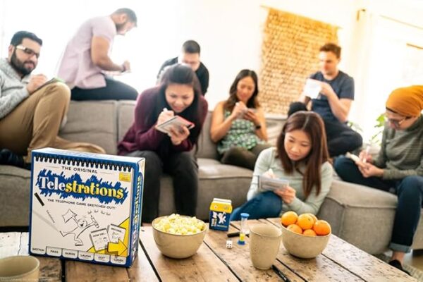 Telestrations Original 4-8 Player | Family Board Game | A Fun Game for Kids and Adults | Game Night Just Got Better | The Telephone Game Sketched Out | Ages 12+ - Image 4