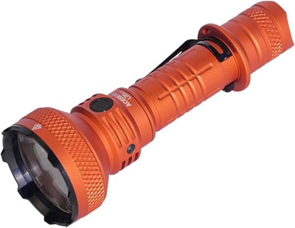 ACEBEAM L35 Tactical Flashlight, 5000 High Lumens Rechargeable Flashlight, 711 Yards Long Range Throw Led Flashlight, Super Compact Dual-Switches Flash Light for Emergency, Searching - Image 3
