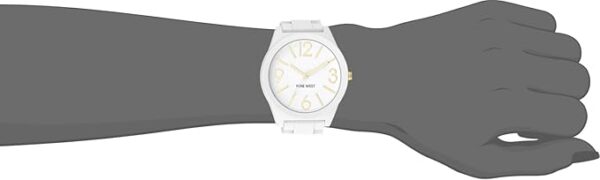 Nine West Women's Rubberized Bracelet Watch, NW/1678 - Image 4