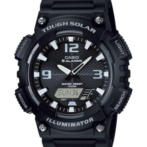 Casio AQS800W Series | Analog Digital Watch | 100M WR | Solar Powered | 1/100 SEC Stop Watch | 6-Language Day of The Week Indicator | Countdown Timer | LED Light | Multi Alarm