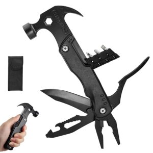 15 in 1 Multitool Hammer Multi Tool Survival Gear Multitool for Menï¼Survival Tools Camping Accessories With Knife,Pliers,Nail Puller,Screwdriver,Saw,Bottle Opener,Present for Husband,Dad,Grandpa